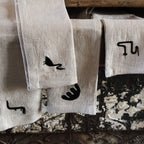 Linen Napkins - Coastal Night Walk Collection