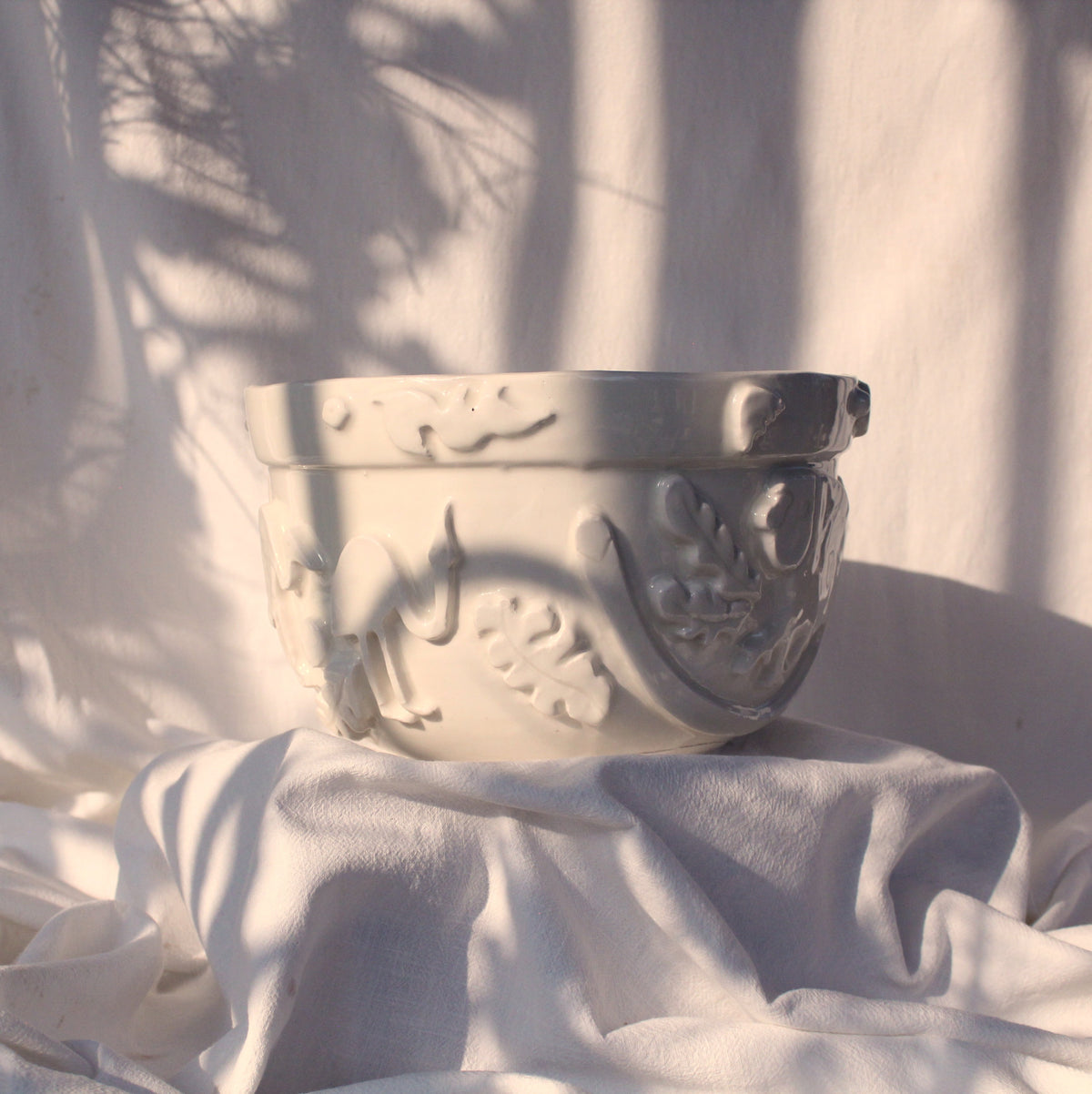 Large Ornate Bowl -  Monkey Coastal Nightwalk Collection