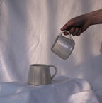 Hand-Made Striped Ceramic Mug