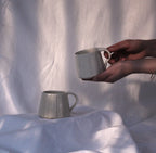 Hand-Made Striped Ceramic Mug