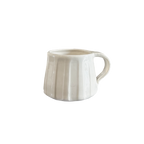 Hand-Made Striped Ceramic Mug
