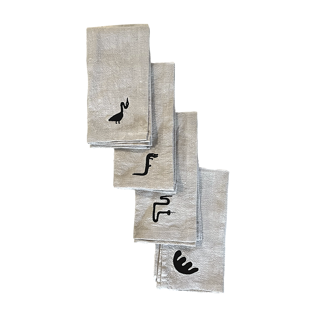 Linen Napkins - Coastal Night Walk Collection