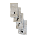 Linen Napkins - Coastal Night Walk Collection