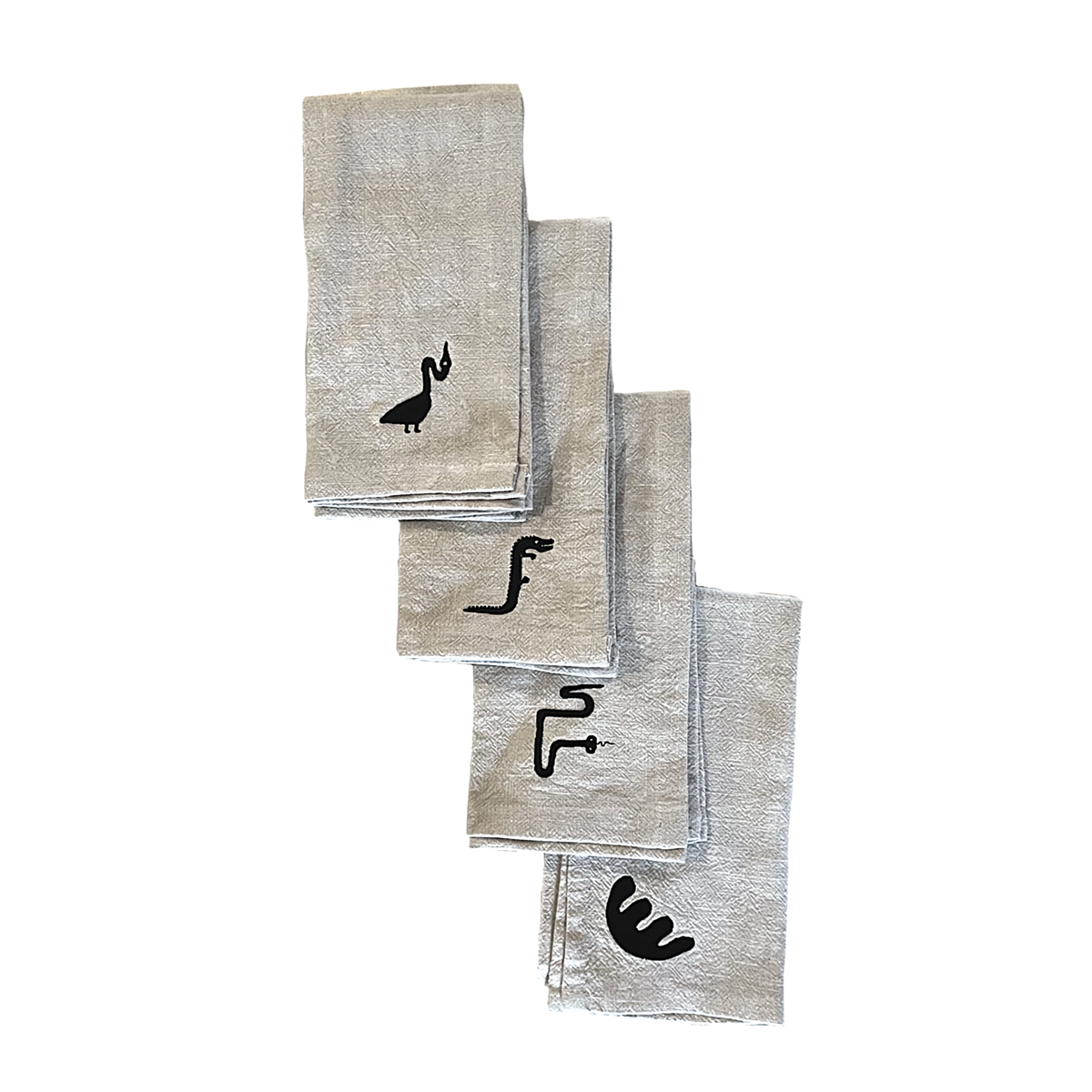 Linen Napkins - Coastal Night Walk Collection